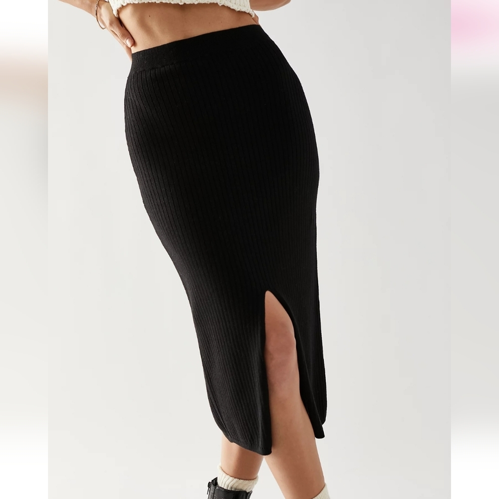 Free People 'Skyline' midi knit skirt, size XS